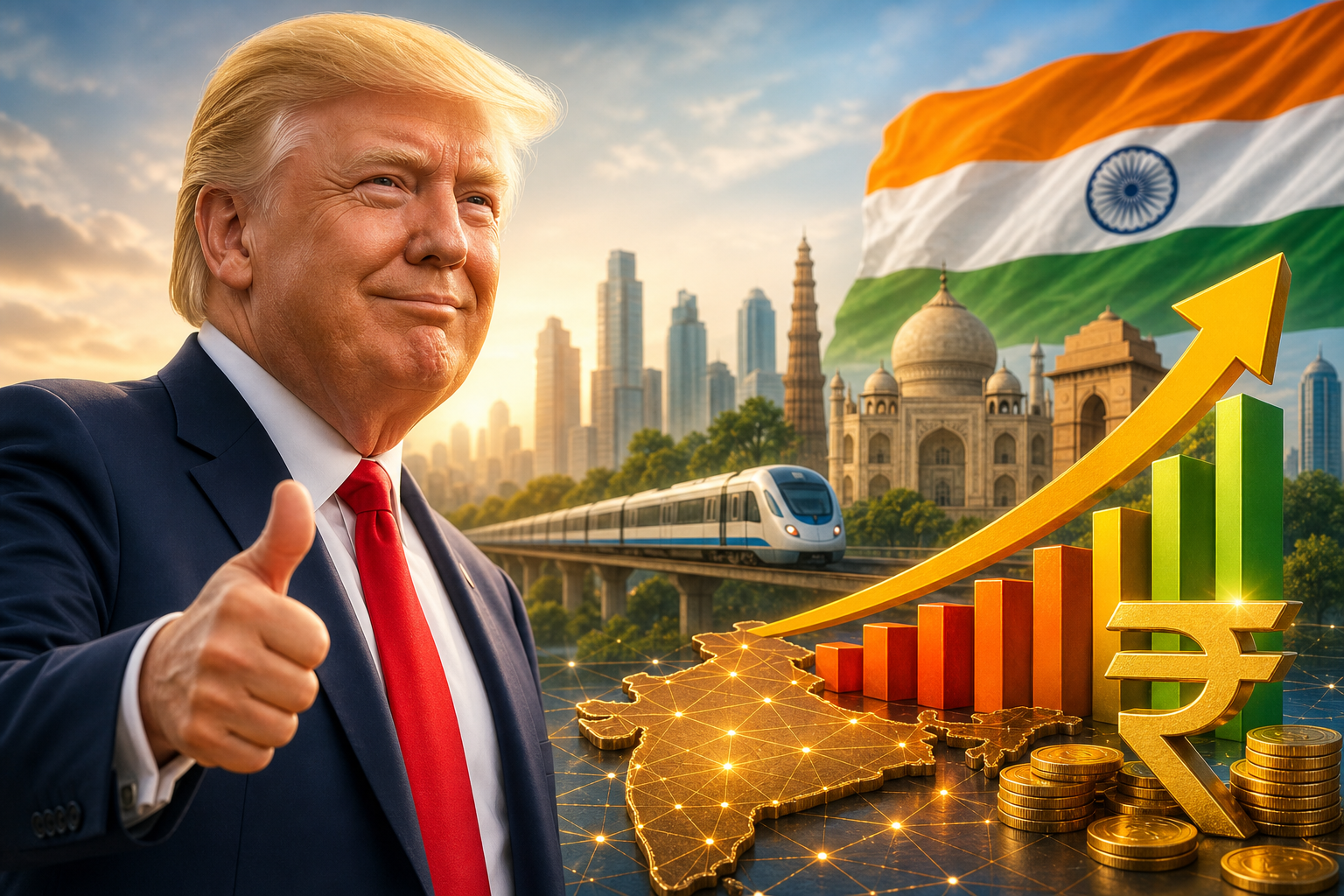 Trump Praises India'S Economy: Year after calling India 'dead economy', Donald Trump says country 'doing very well at 7-8%'
