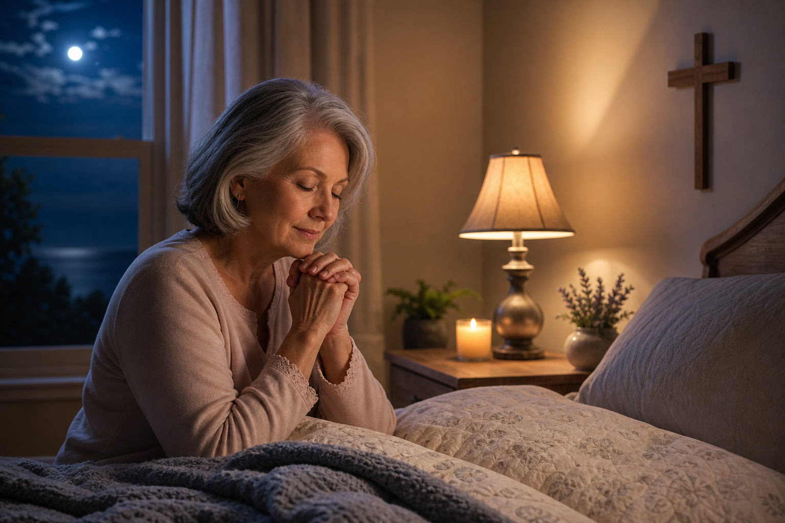 Discover How to Embrace Peaceful Nights: A Christian's Guide to Calming Nighttime Anxiety After 50