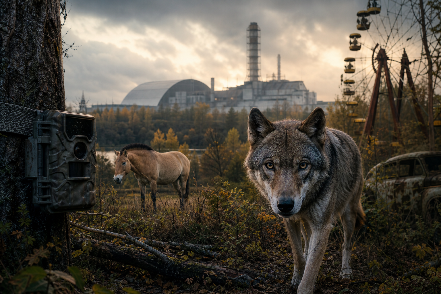 Chernobyl’s Wildlife Cameras Reveal How War Affects Wild Animals - The New York Times