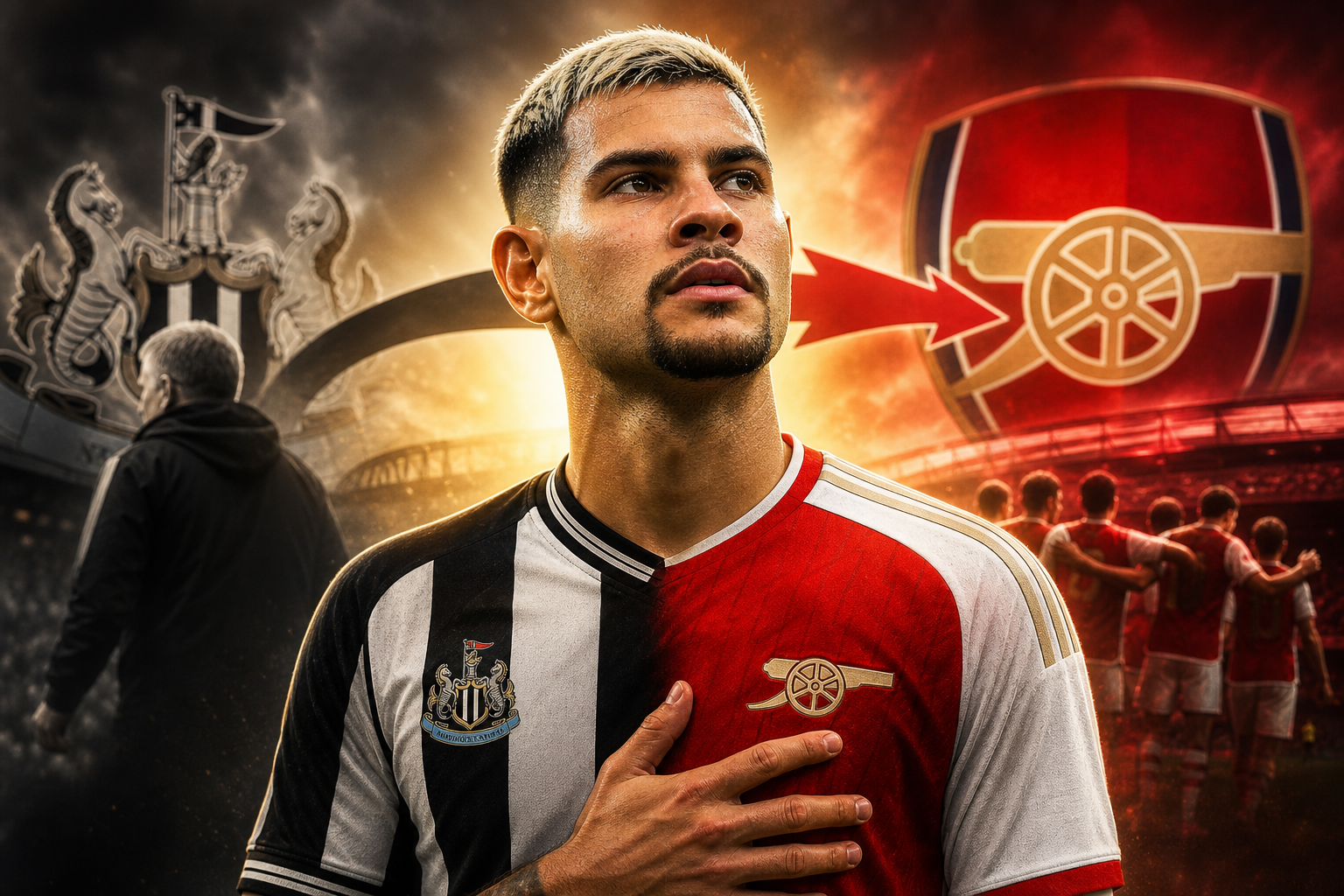 Bruno Guimaraes informs Newcastle of wish to join Arsenal