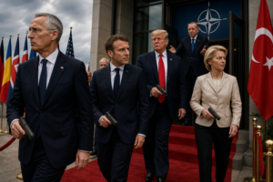 NATO leaders leave summit with pistols after Erdogan hands them out as gifts - The Washington Post
