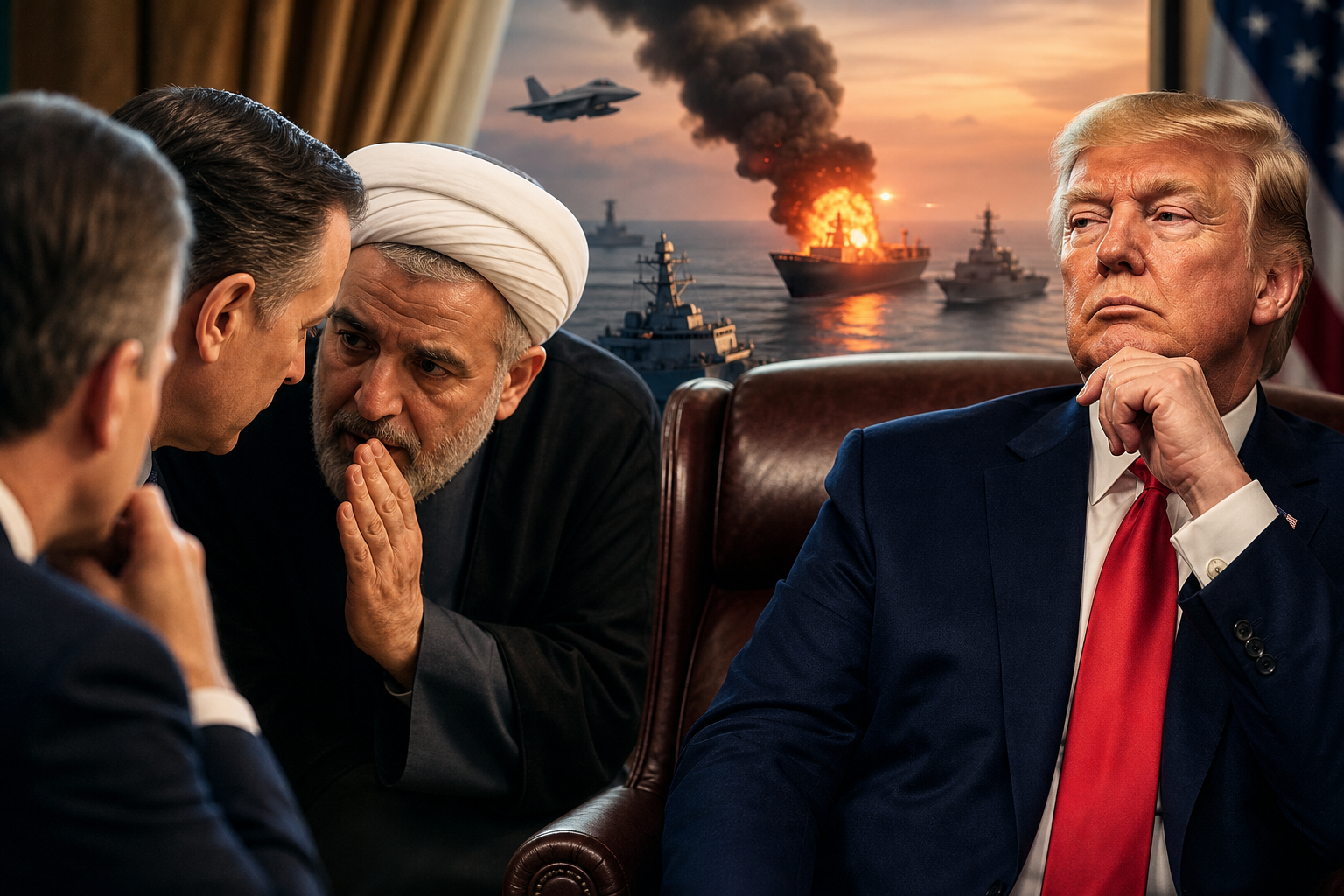 Iran privately told Trump advisers "they made a mistake" in shooting at ships in Strait of Hormuz