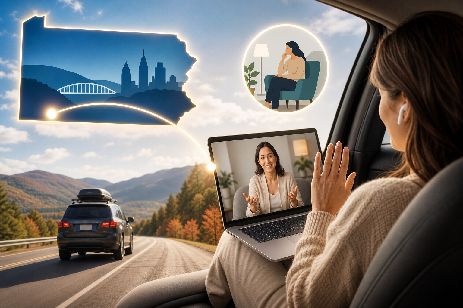 Access to therapy is about to get easier for Pennsylvania residents who travel out of state