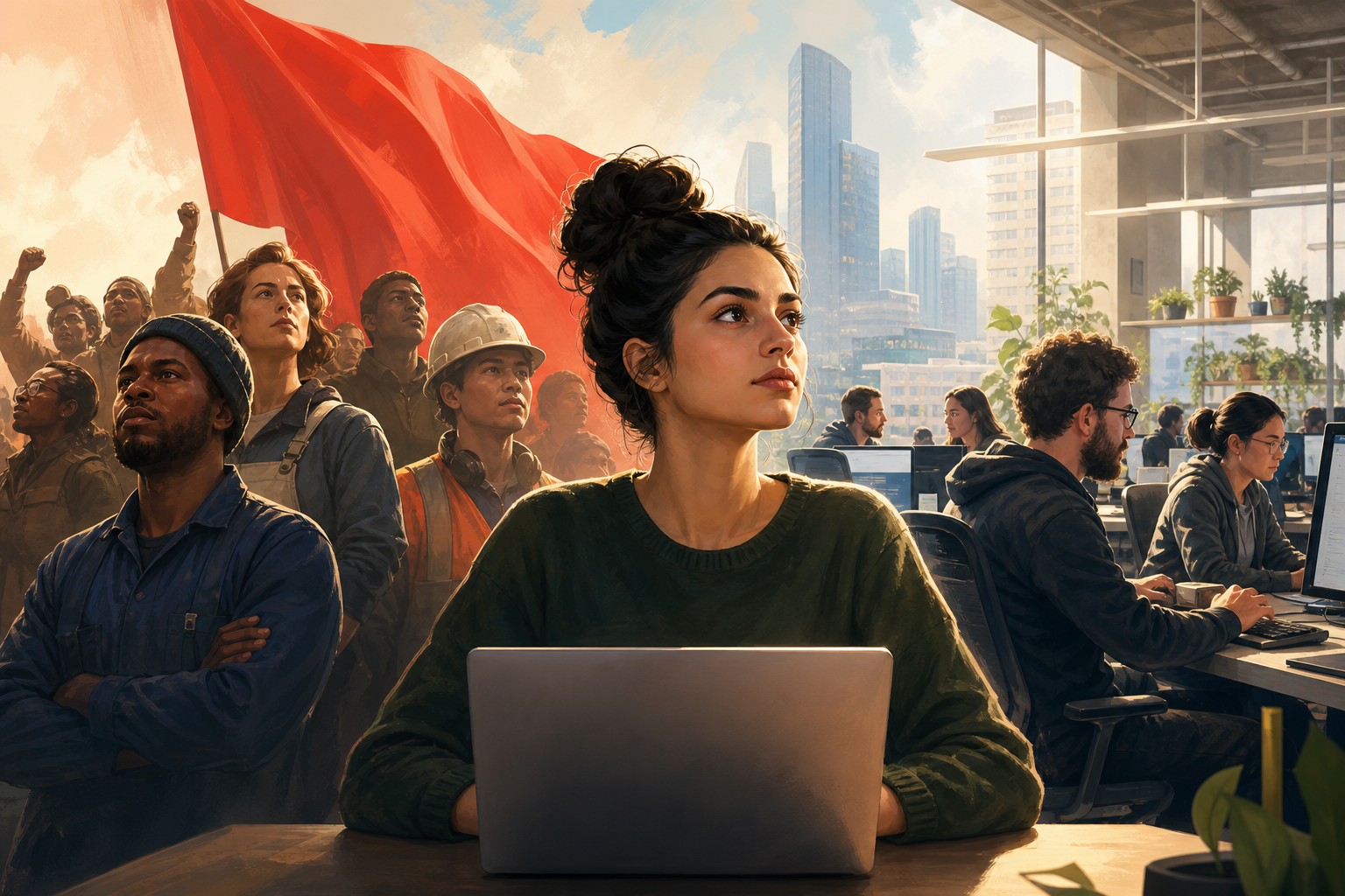 The rise of white-collar socialists: 'A lot of tech workers are working class'
