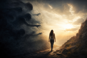 Sure! How about: Embracing Hope: Conquering Fear Through Faith