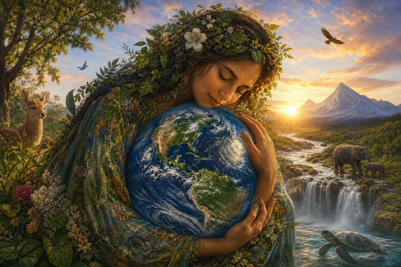 Earth's Embrace: A Devotional Journey in Environmental Stewardship