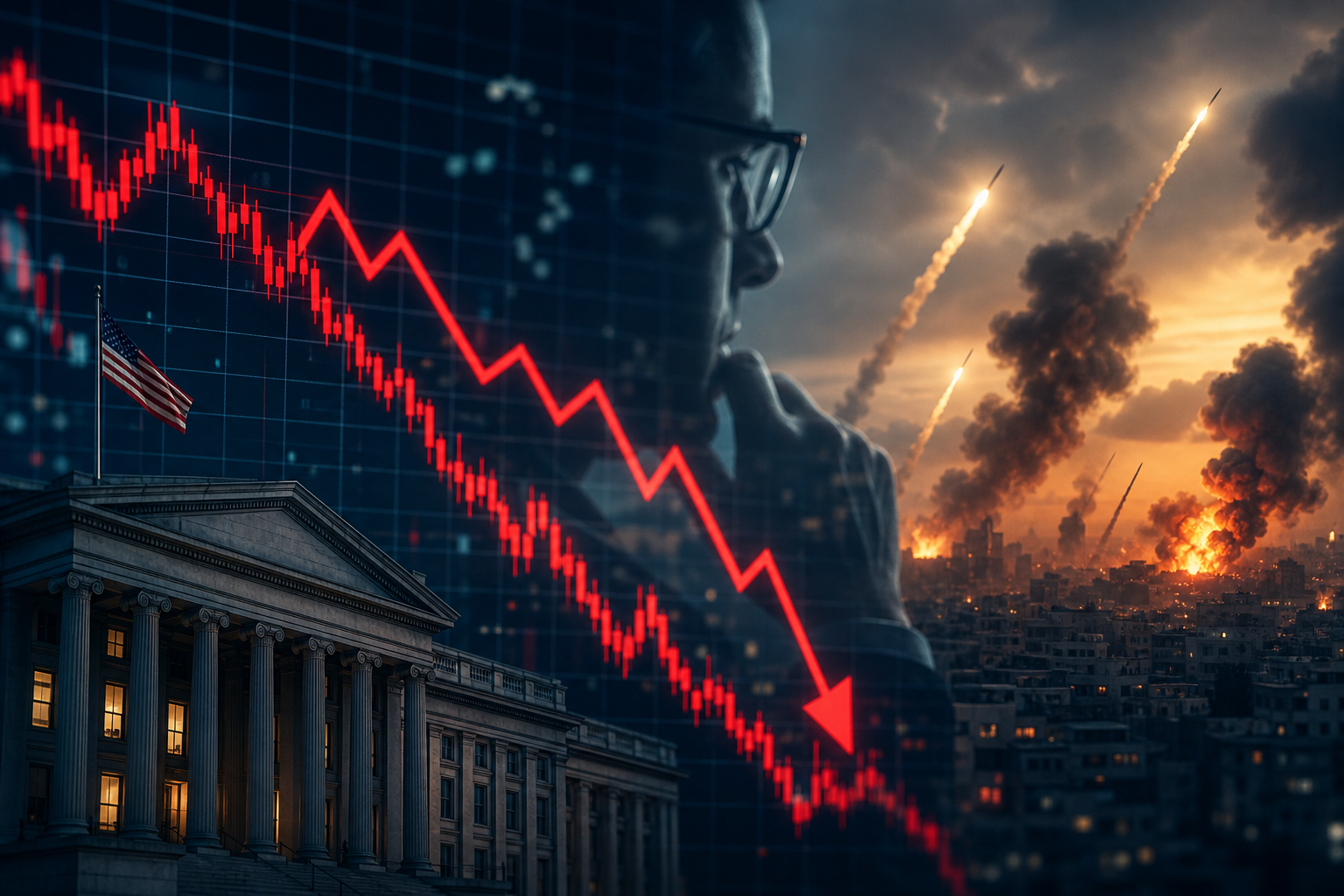 Treasury yields fall as traders weigh domestic outlook and fresh Middle East strikes
