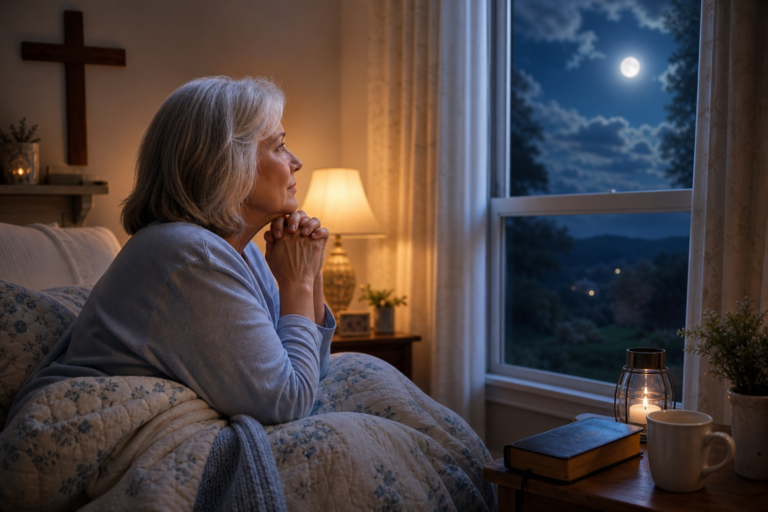 How to Find Peace in the Night: A Gentle Guide for Christians Over 50 Battling Anxiety and Sleeplessness