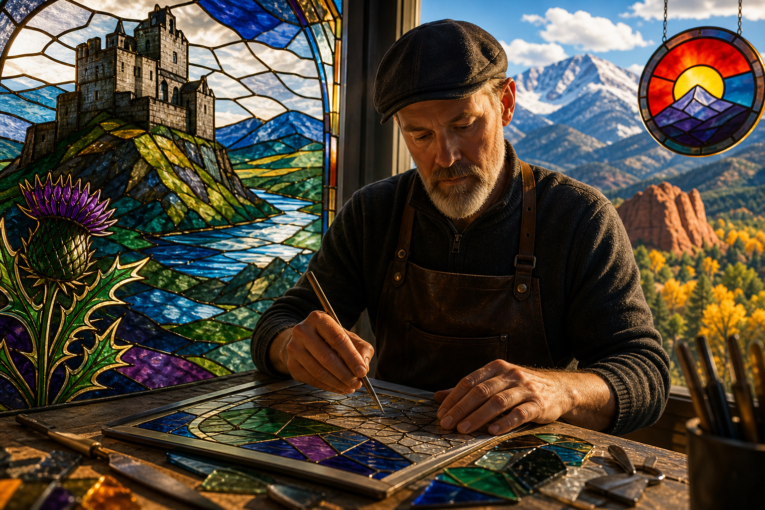 Scottish Stained Glass founder Martin Faith finds niche in Colorado