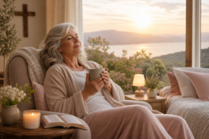 Resting in His Peace: Proven Strategies for Christian Women Over 50 to Conquer Menopause-Related Sleep Struggles