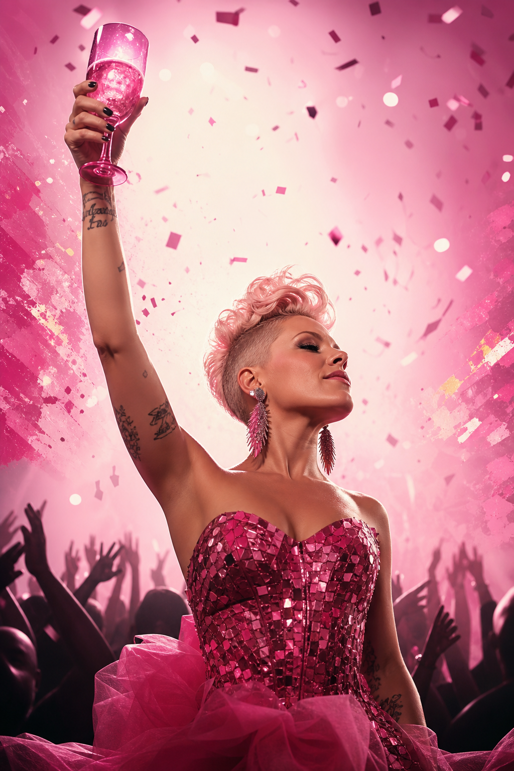 Uplifted Spirits: Finding Joy in Pink's 'Raise Your Glass'