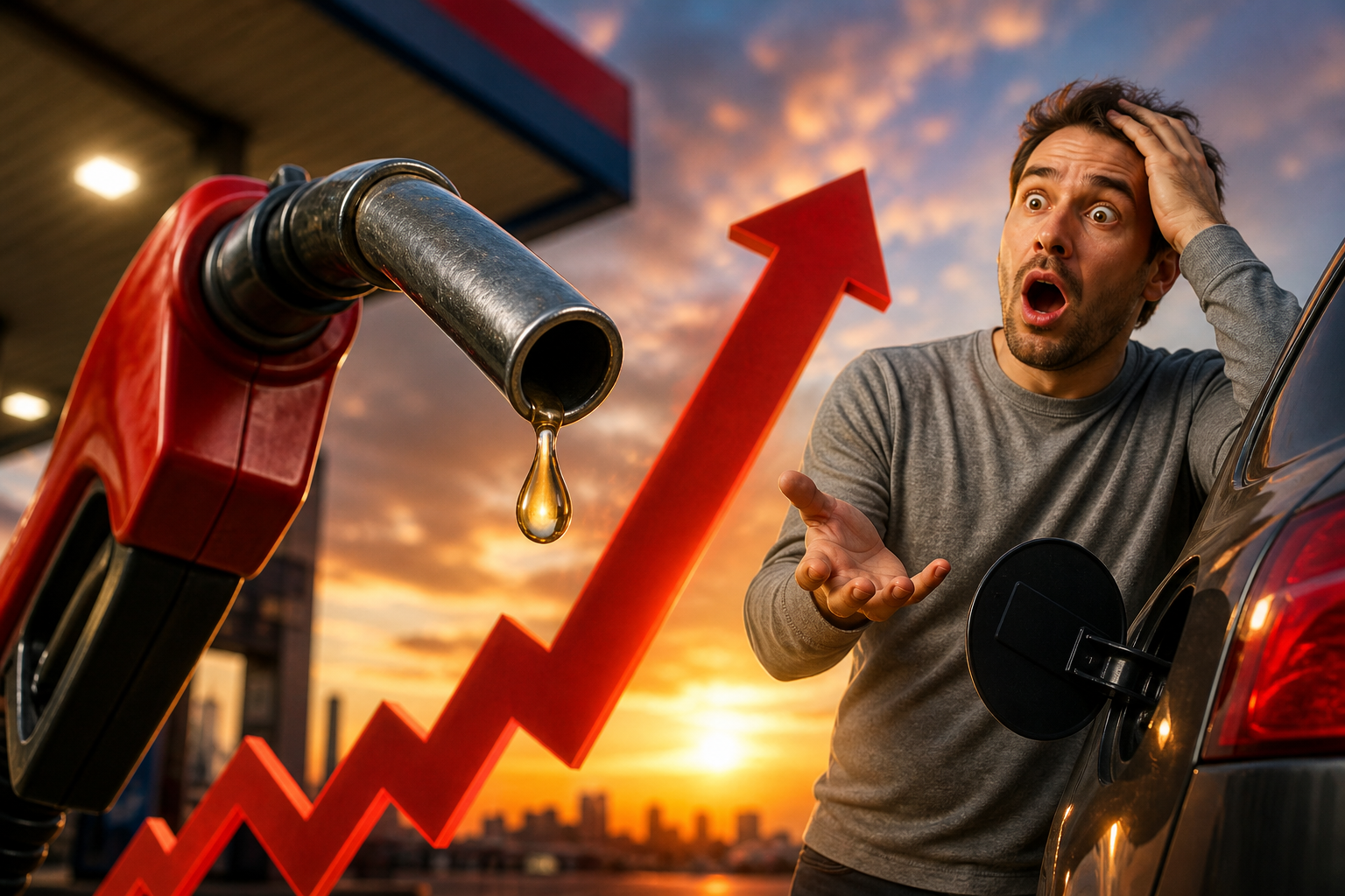 US gas prices are back up to $4 a gallon
