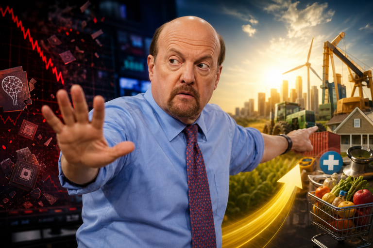 Jim Cramer says it’s time to look beyond tech as AI uncertainty rattles the market