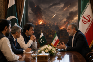 Iranian official meets mediators in Pakistan as Iran-US attacks rage