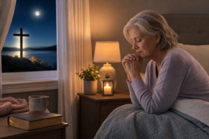 Unlock Restful Sleep: A Christian Guide for Over 50s Battling Nighttime Anxiety and Racing Thoughts