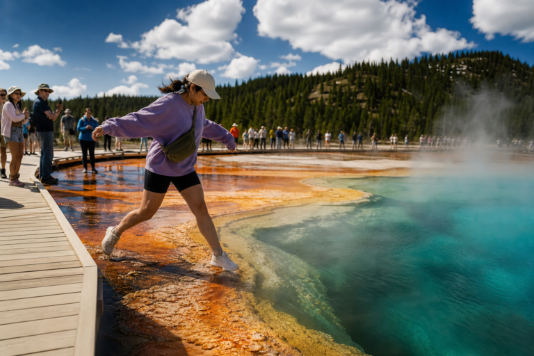 Tourists behave badly at Yellowstone’s largest hot spring – The Washington Post