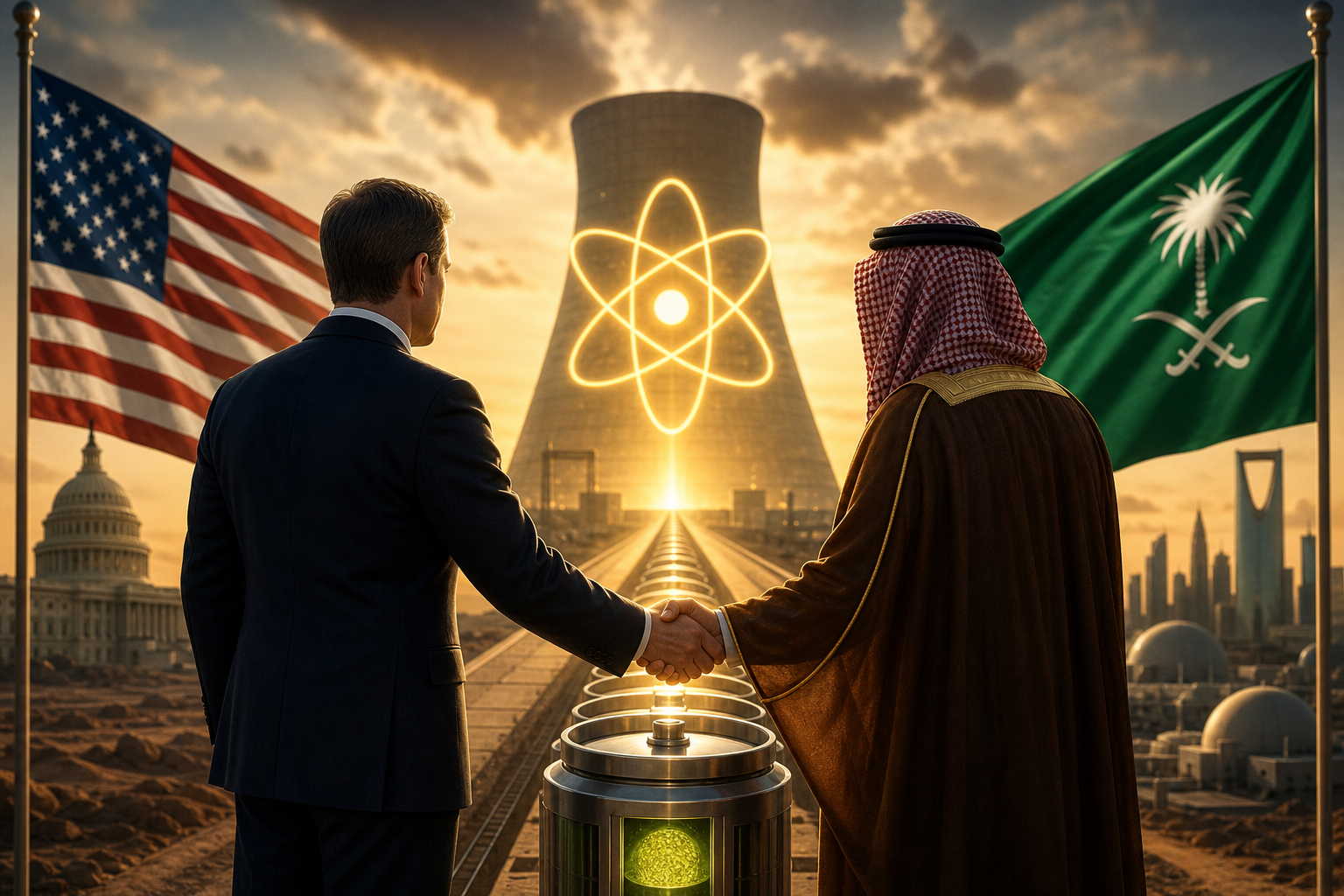 U.S. signs nuclear deal with Saudi Arabia that gives it path to enriching fuel - The Washington Post