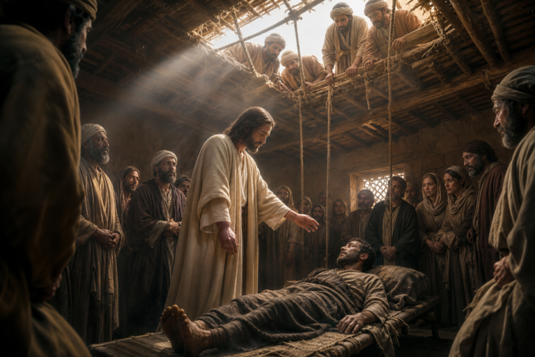 Faith Unlocked: The Healing of the Paralytic Man