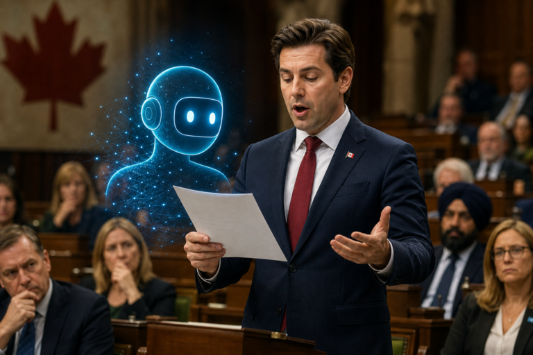Canadian legislator reads out apparent LLM response in floor speech