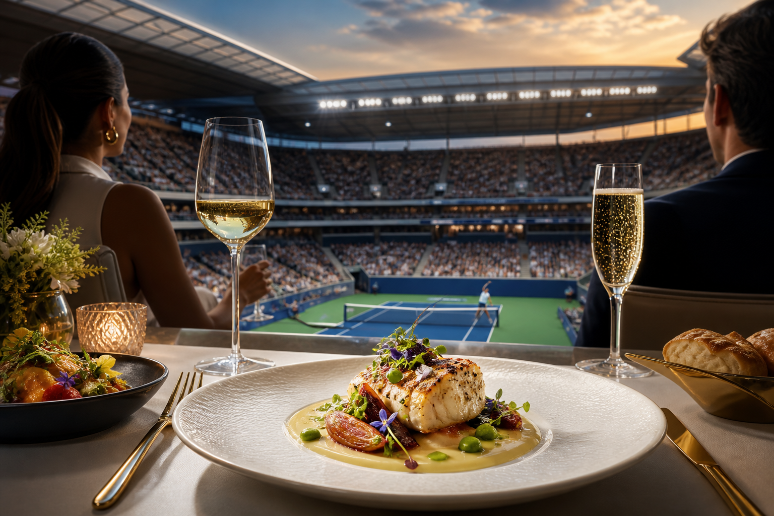US Open offering fans fine-dining experiences alongside world-class tennis