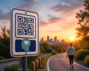 QR code road signs launched in mental health trial