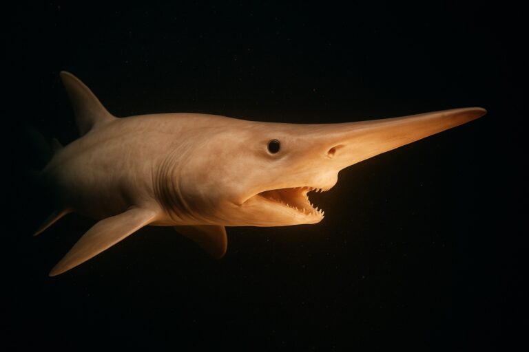 Scientists Just Filmed a Living Goblin Shark for the First Time in History