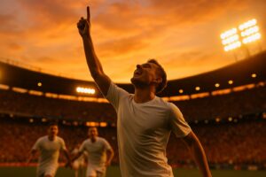 Why Do Athletes Point to the Sky After They Score?