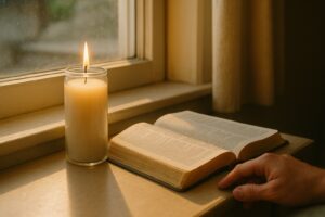 The Christian Candle That Does More Than Sit on a Shelf