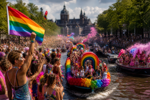 Thousands in Amsterdam for boisterous WorldPride in shadow of Berlin attack