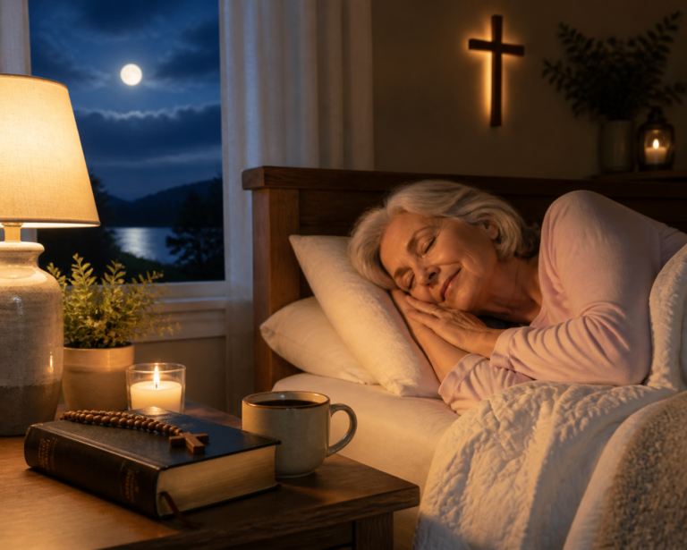 Discover Peaceful Sleep: 5 Simple Strategies for Christians Over 50 Battling Nighttime Anxiety and Racing Thoughts