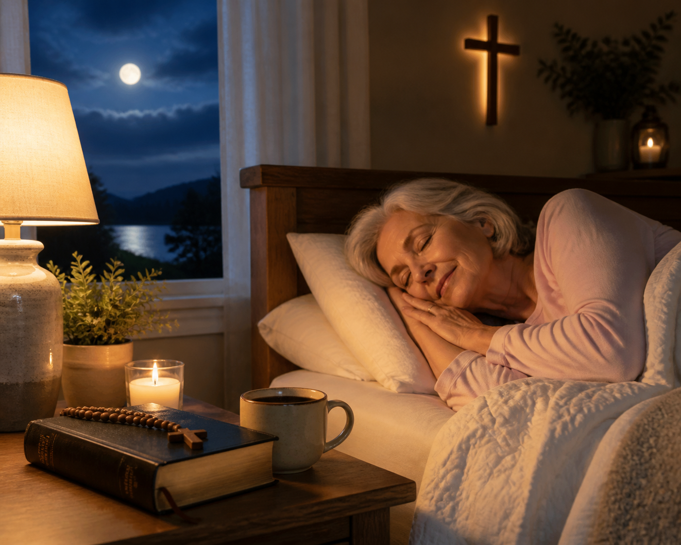 Discover Peaceful Sleep: 5 Simple Strategies for Christians Over 50 Battling Nighttime Anxiety and Racing Thoughts