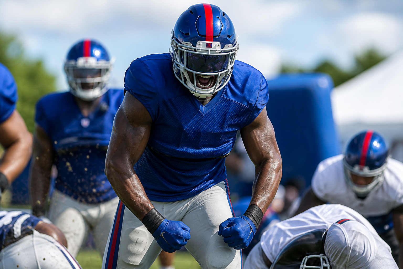 NY Giants training camp, practice No. 5: Arvell Reese dominates