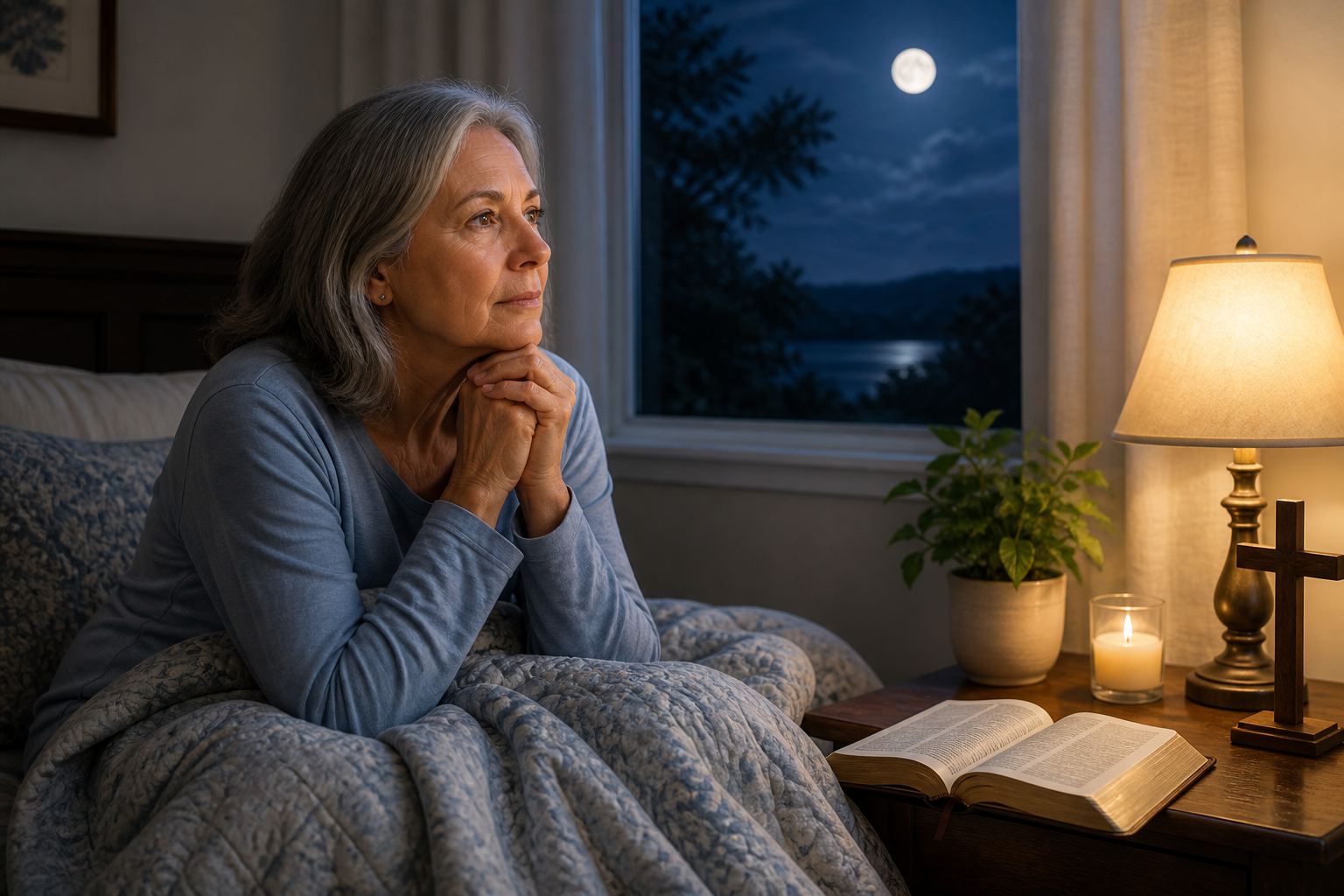 Overcoming Nighttime Anxiety: A Christian's Guide to Finding Peace and Clarity After 50