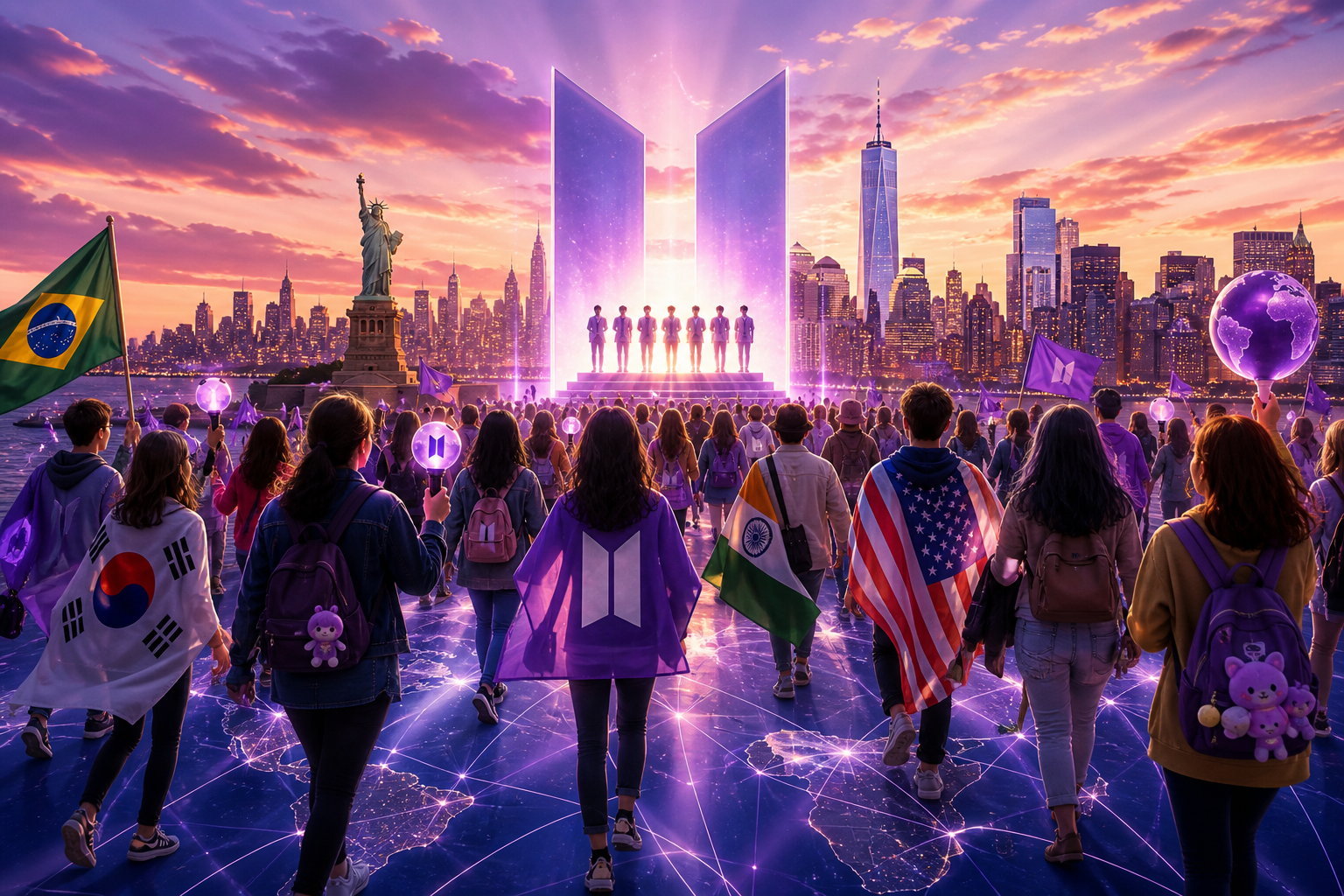 BTS fans cross continents for ARIRANG CITY in New York