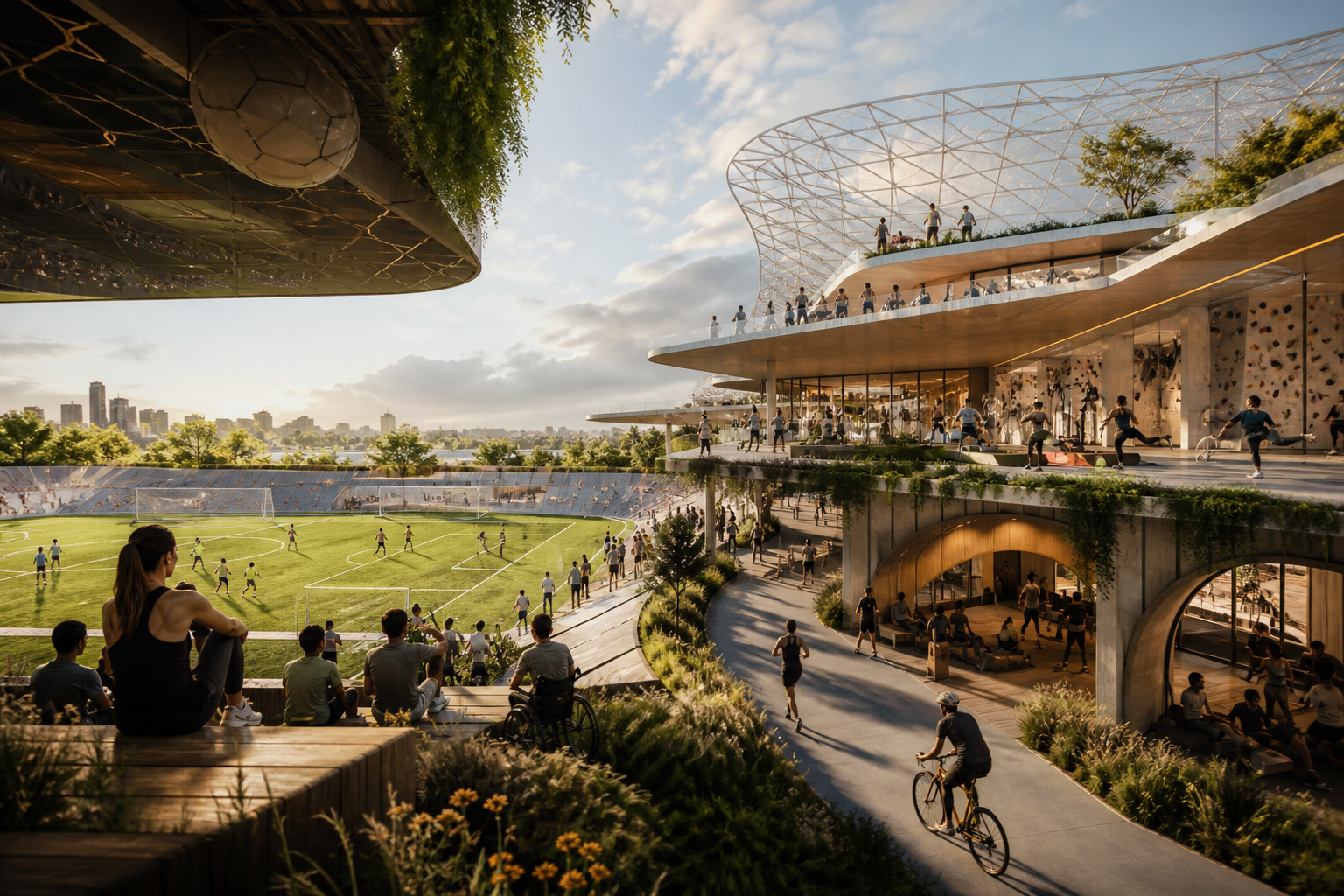 SIDELINED rethinks the architecture of sport