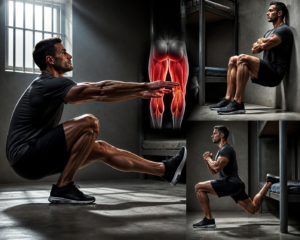 This Small-Space 'Jailhouse Complex' Builds Muscular Legs Without Weights