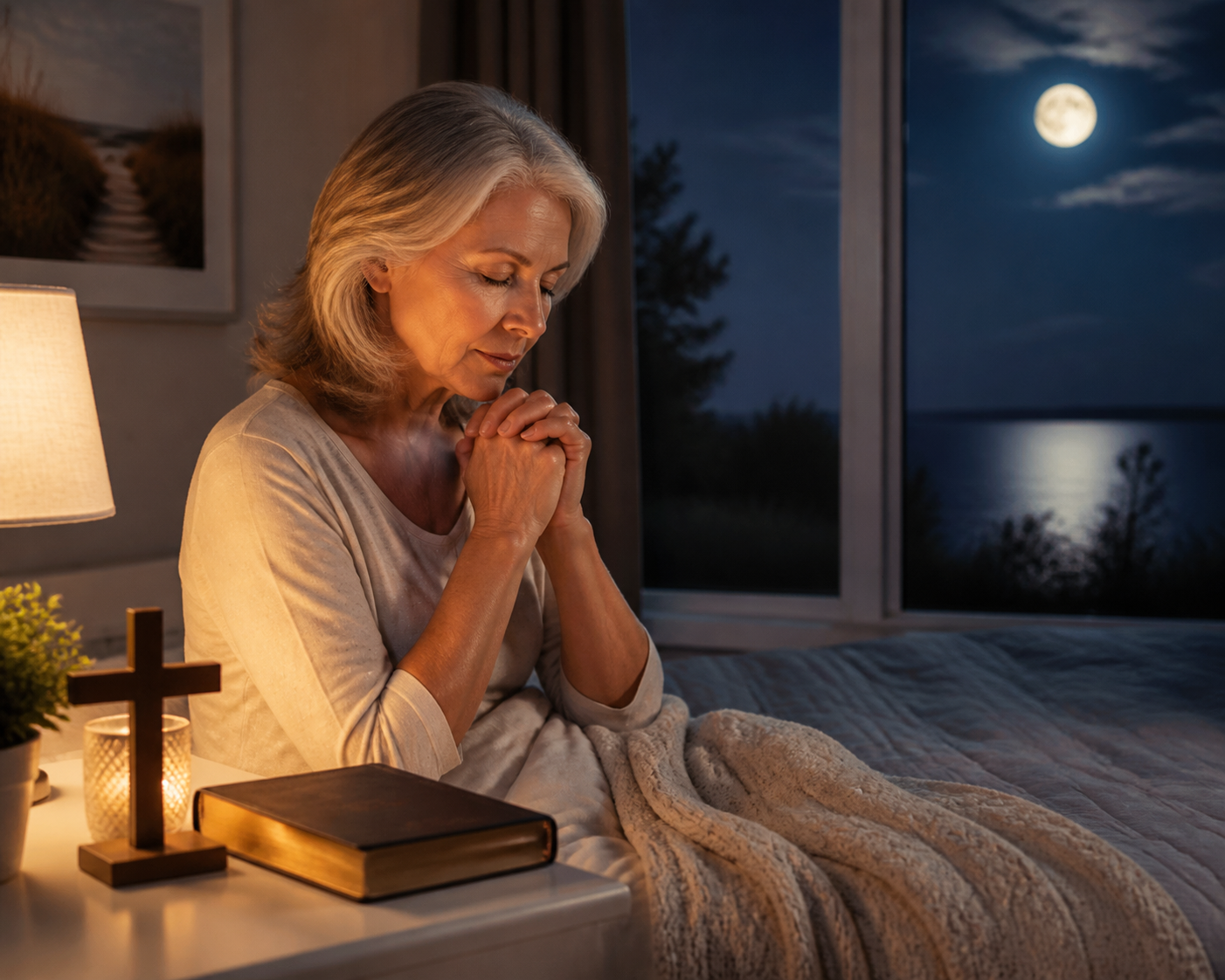 Rediscover Peaceful Nights: How Your Faith Can Tame Racing Thoughts After 50