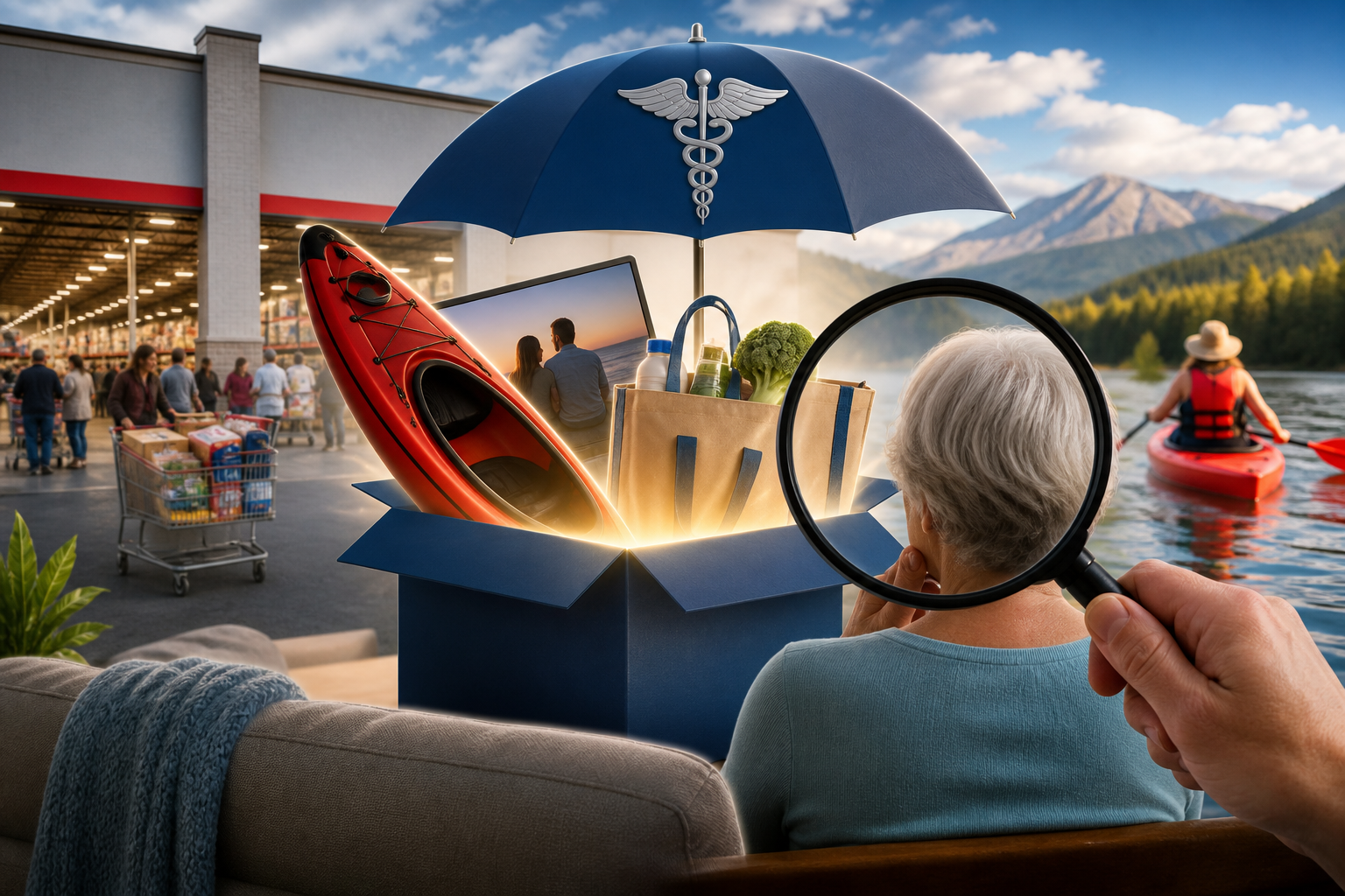 Costco, Kayaks and Netflix: Medicare Advantage’s Perks Get Scrutiny - The New York Times