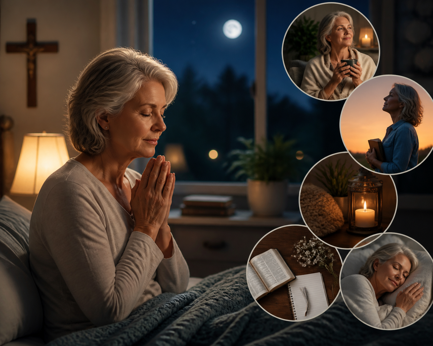Unwind Your Mind: 5 Faith-Filled Ways for Christians Over 50 to Conquer Nighttime Anxiety and Embrace Restful Sleep
