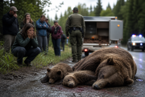 Fish and Game quietly killed a brown bear with cubs in Eagle River. Frustrated locals say the deaths were preventable. - Anchorage Daily News