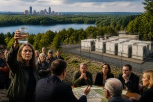This tiny Mass. town is fighting a proposed battery park, saying it could harm Boston’s drinking water. Some officials disagree. - The Boston Globe