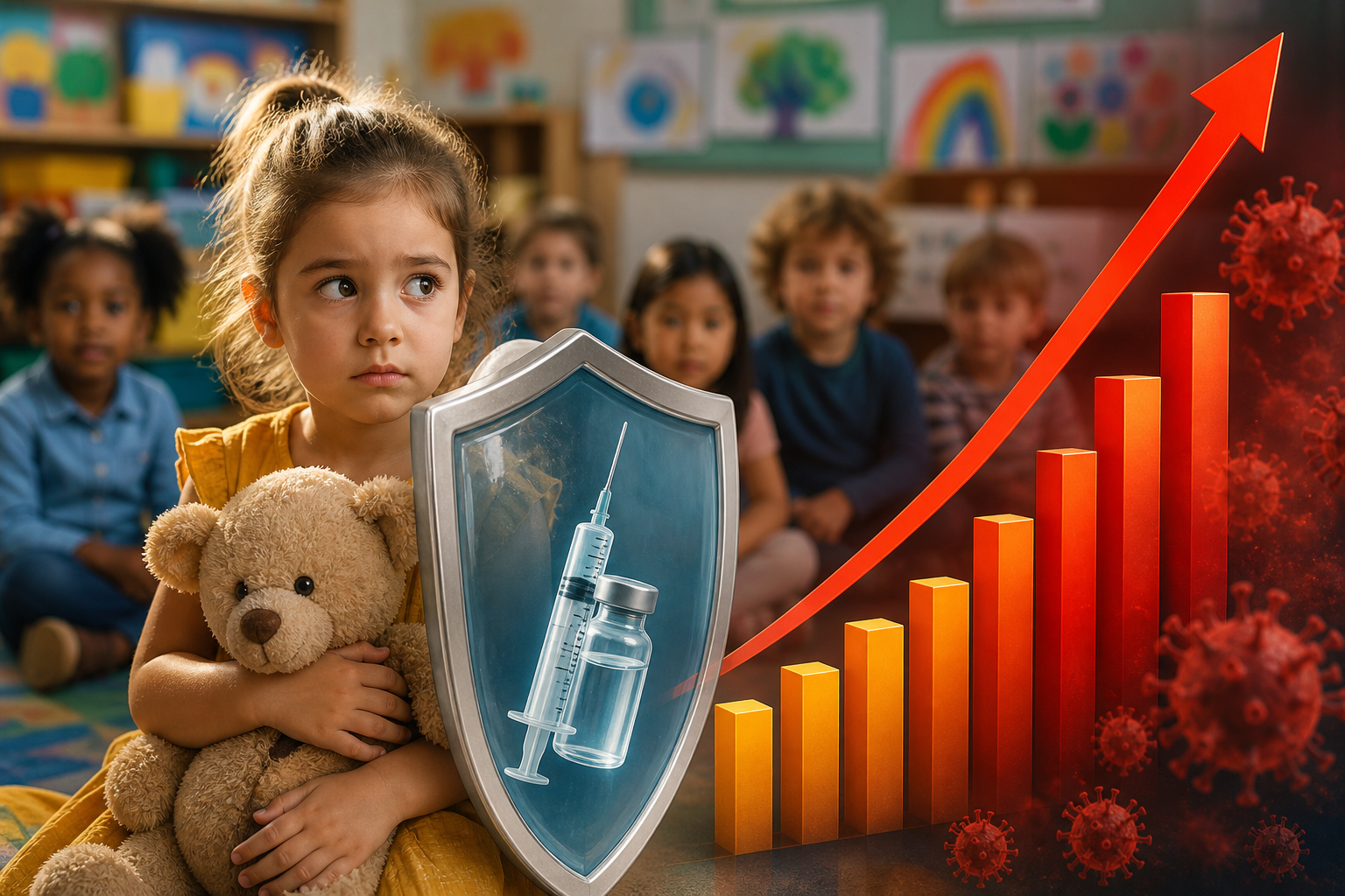 Kindergarten vaccine exemptions jump to another record high - The Washington Post