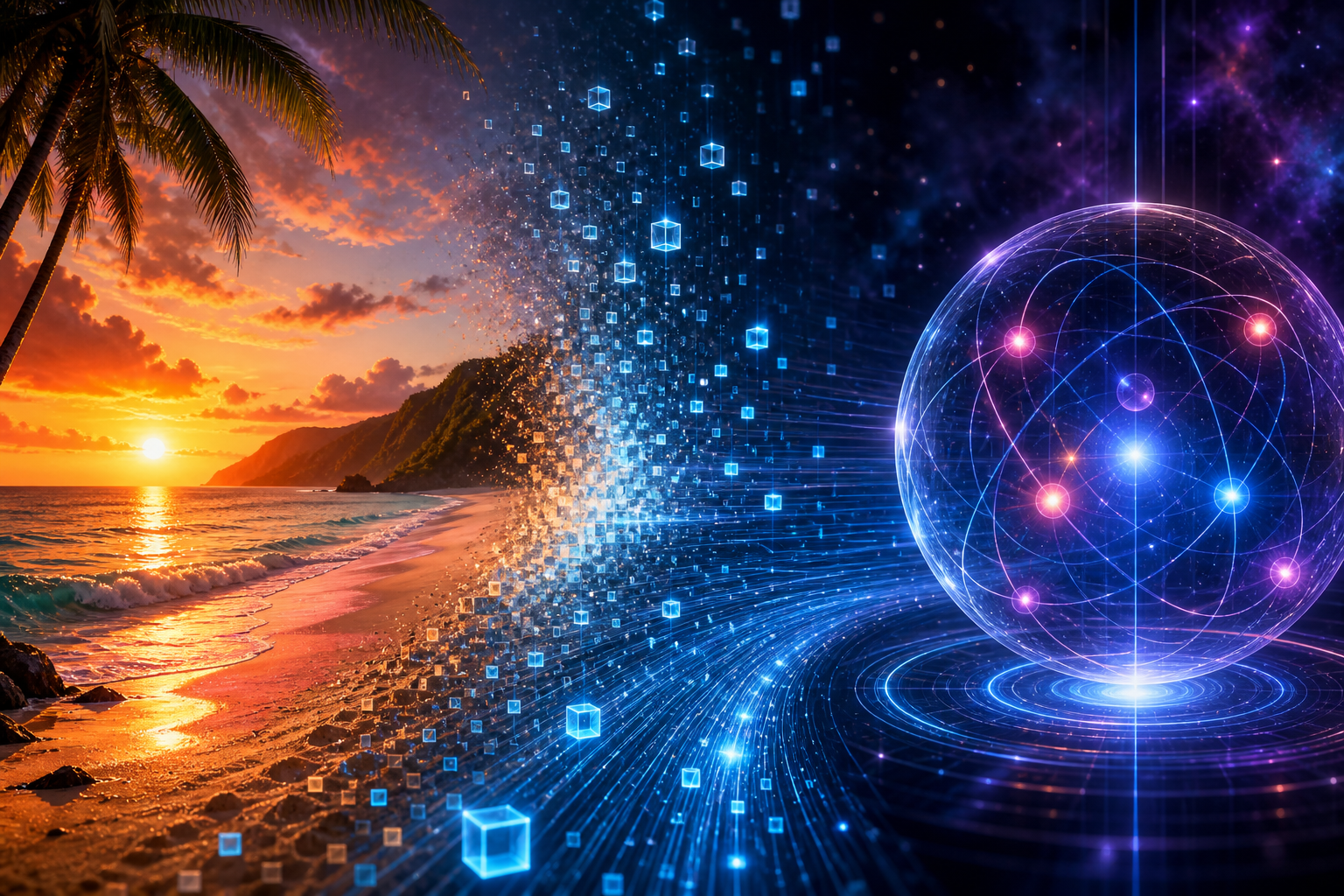 From Beaches to Bits to Qubits
