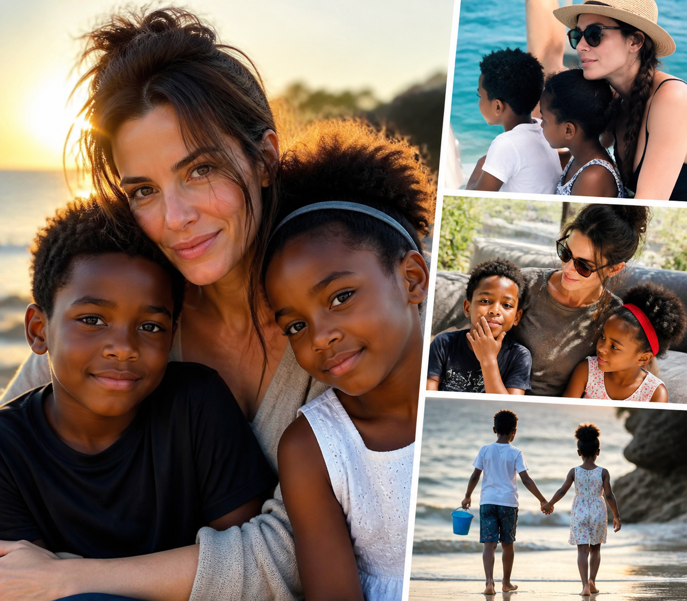 Sandra Bullock shares rare photos of kids Louis and Laila in summer photo dump