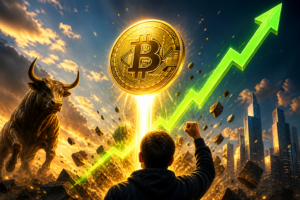 Bitcoin surges over 25% on short squeeze and crypto optimism - Euronews.com
