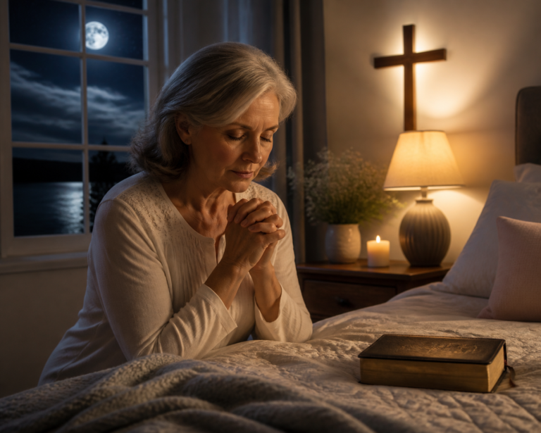 Unlock Peaceful Sleep: 5 Powerful Prayers Christians Over 50 Can Use to Conquer Nighttime Anxiety