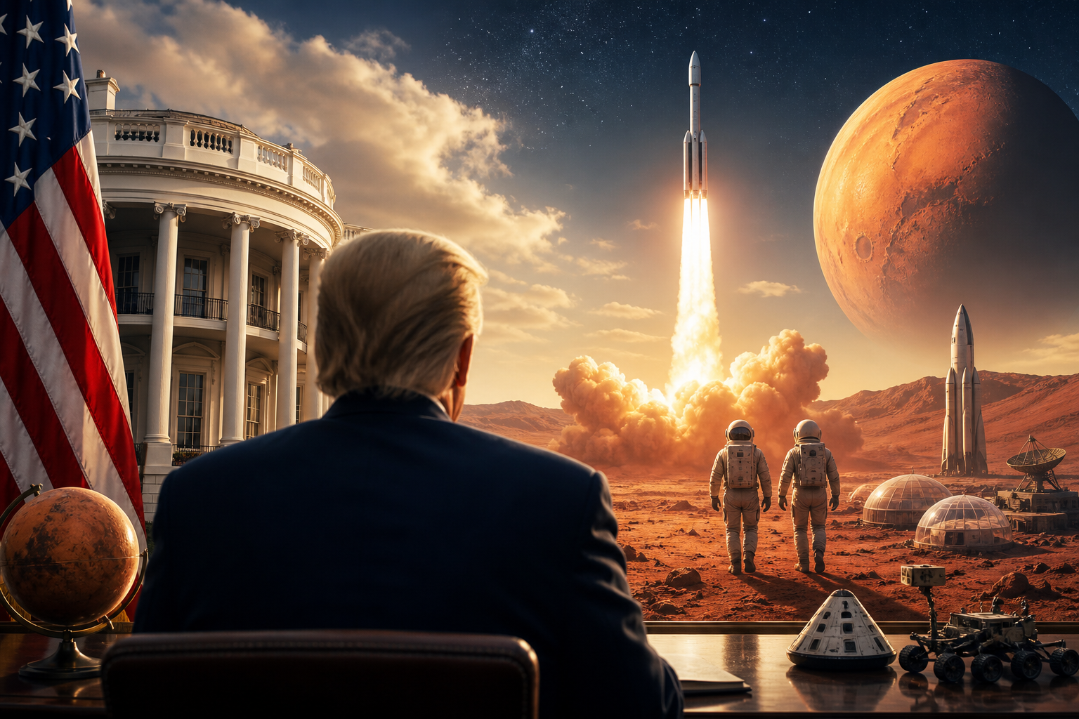 White House space policy directs agencies to send humans to Mars - The Washington Post