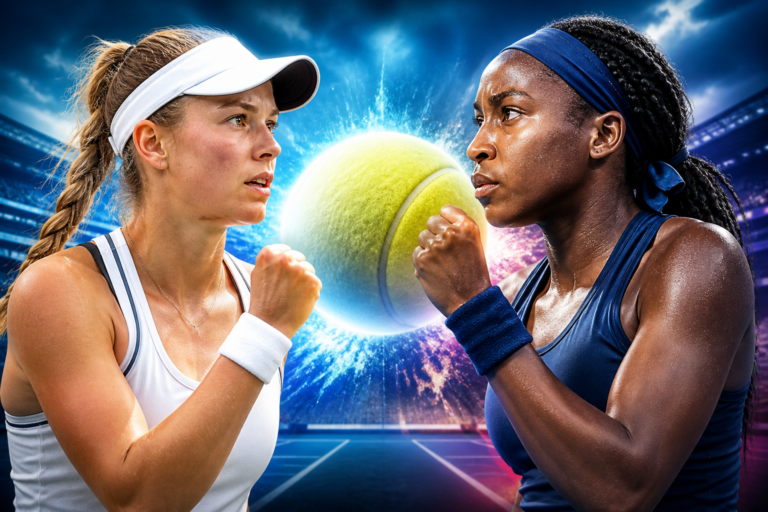 Cincinnati Open: Sara Bejlek to face Coco Gauff in semi-finals