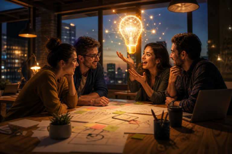 After Work, Four Friends Take a Chance on a Business Idea
