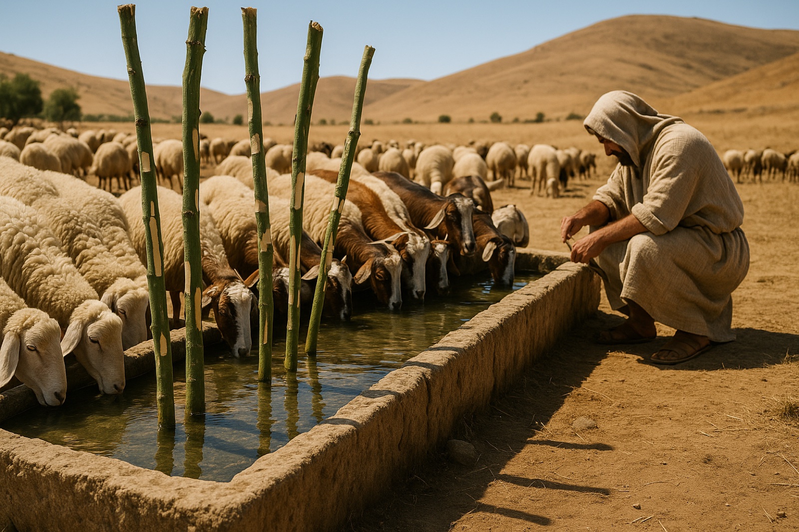 Jacob's Peeled Rods in Genesis 30 Were Never the Reason